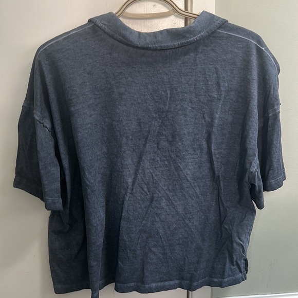 Free People top vintage blue size large - Picture 4 of 4
